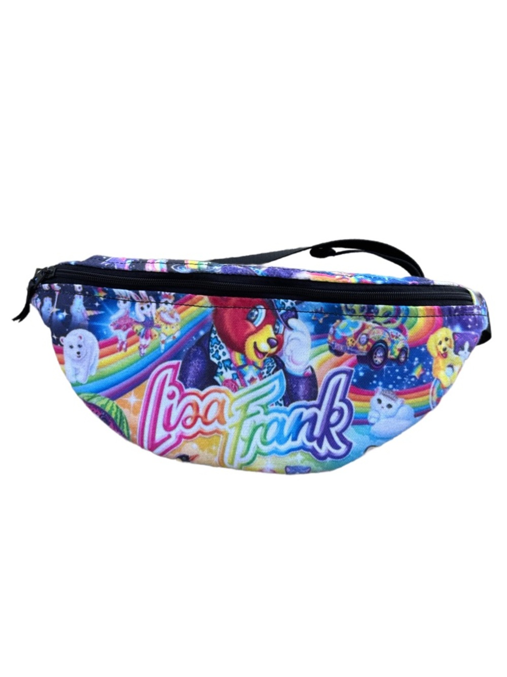 Lisa Frank Rainbow Logo Waist Bag - Bright Multicolor
